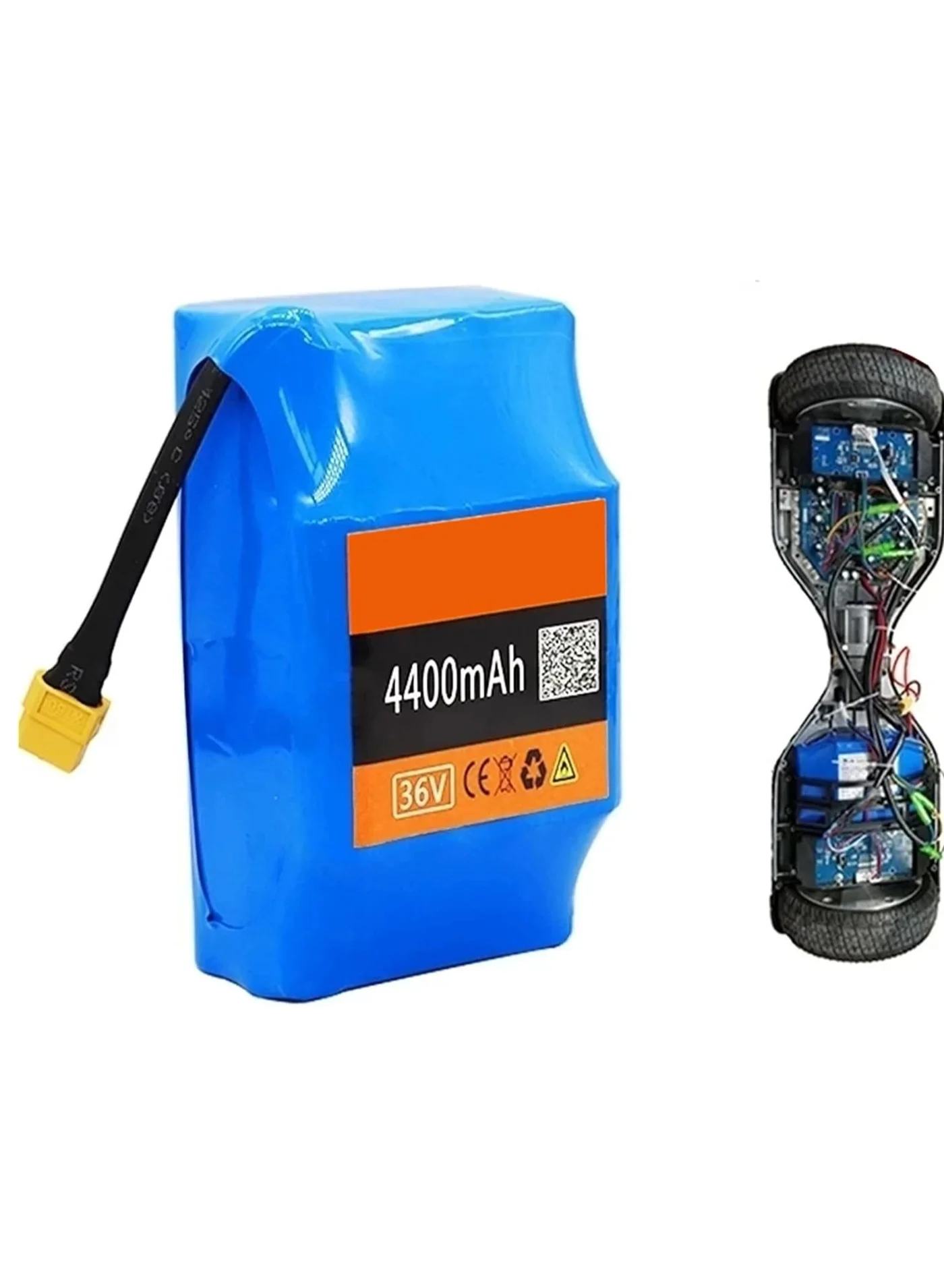TIGER 36V 4.4Ah Lithium Battery Pack for Electric Scooters and Balancing Vehicles with XT60 Plug (10S2P, 4400mAh) tc4g8