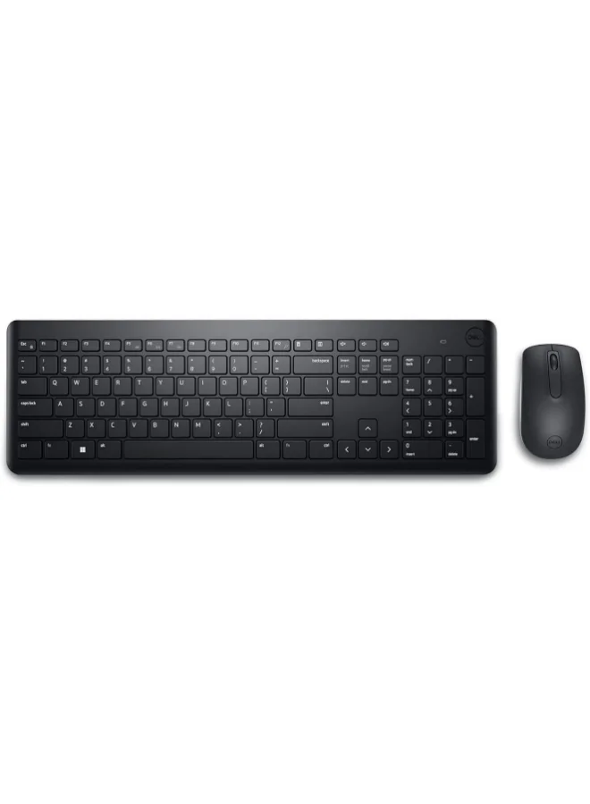 Wireless Keyboard and Mouse Combo (Spill-Resistant, 1000 DPI, Black) 2fr5b