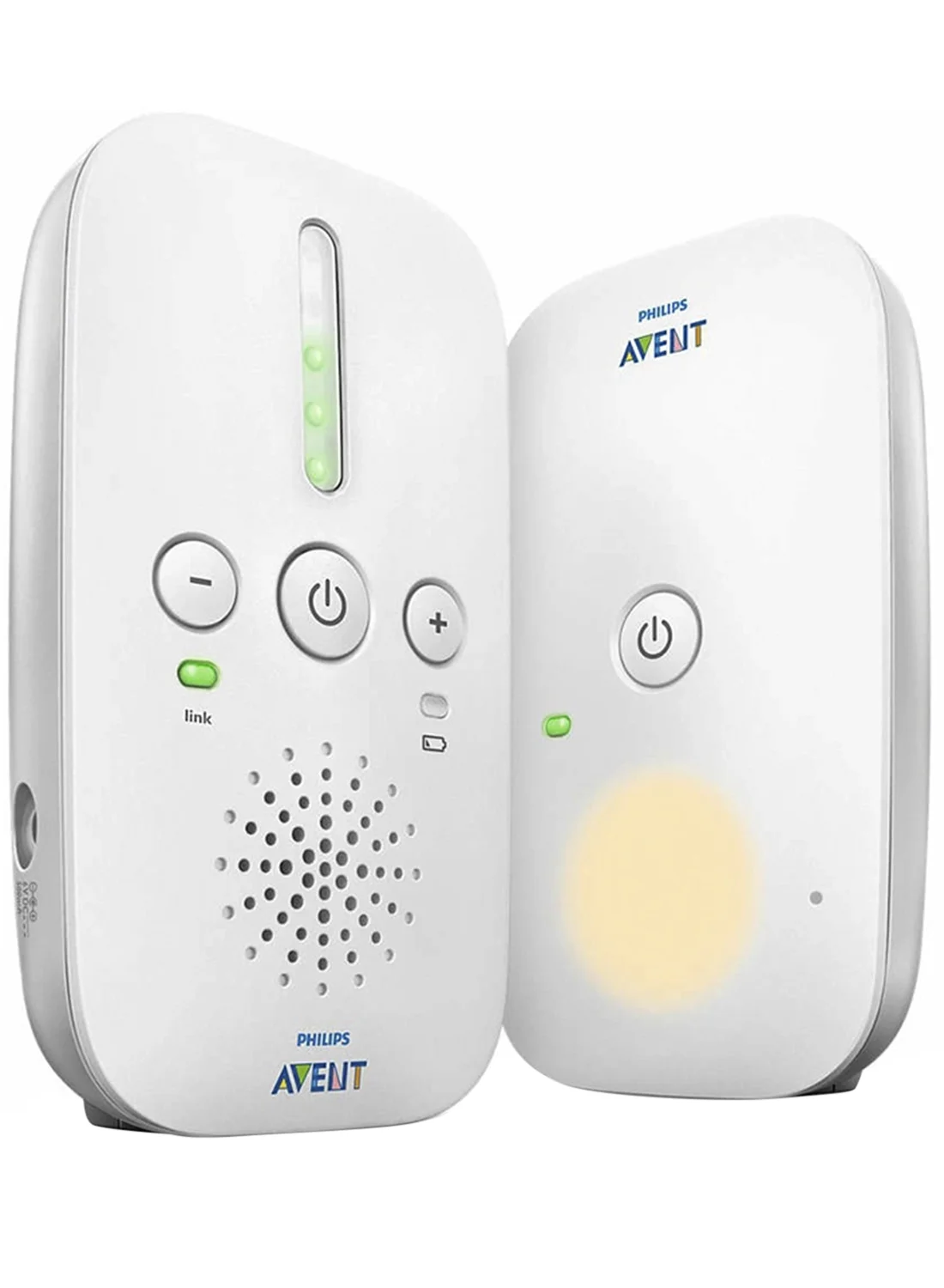 Premium DECT FHSS Baby Audio Monitor High-Sensitivity Sound System (White, Single Pack) qrt7a