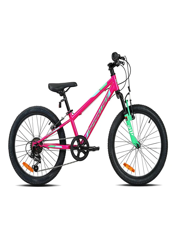 Spartan Spitfire MTB Kids Bike 7-Speed Mountain Bicycle (Rich Maroon, 20 Inch) 3mj7f