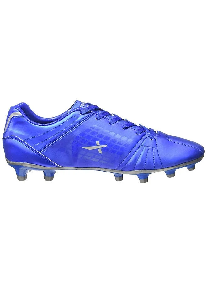Vector X Football Shoes Professional Polyurethane Lace-Up Athletic Cleats for Men (Black, 42 EU) r7xfp