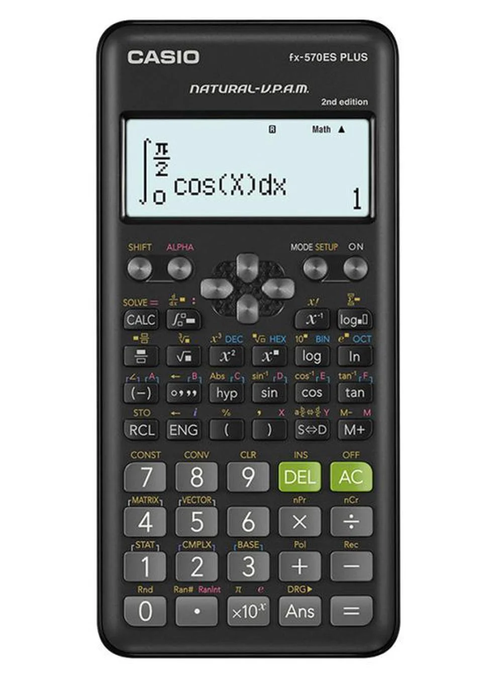 Scientific Calculator 2nd Edition Advanced Mathematical Tool (Black, 1 Unit) xkxa2
