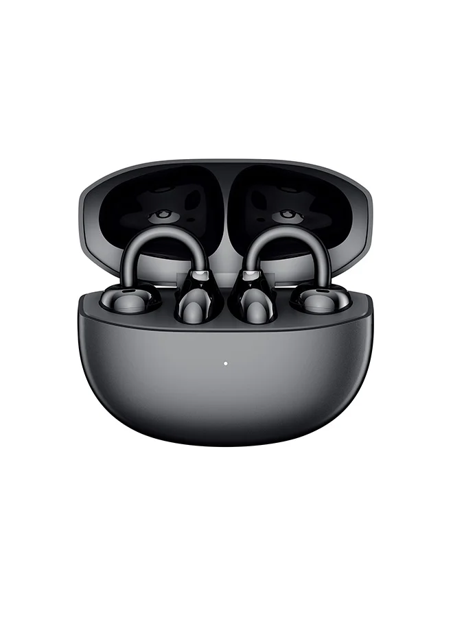 Premium Open-Ear Wireless Bluetooth Earbuds, Lightweight Ergonomic Design, Long-Lasting Battery Performance (Black, 1 Pair) nxc49