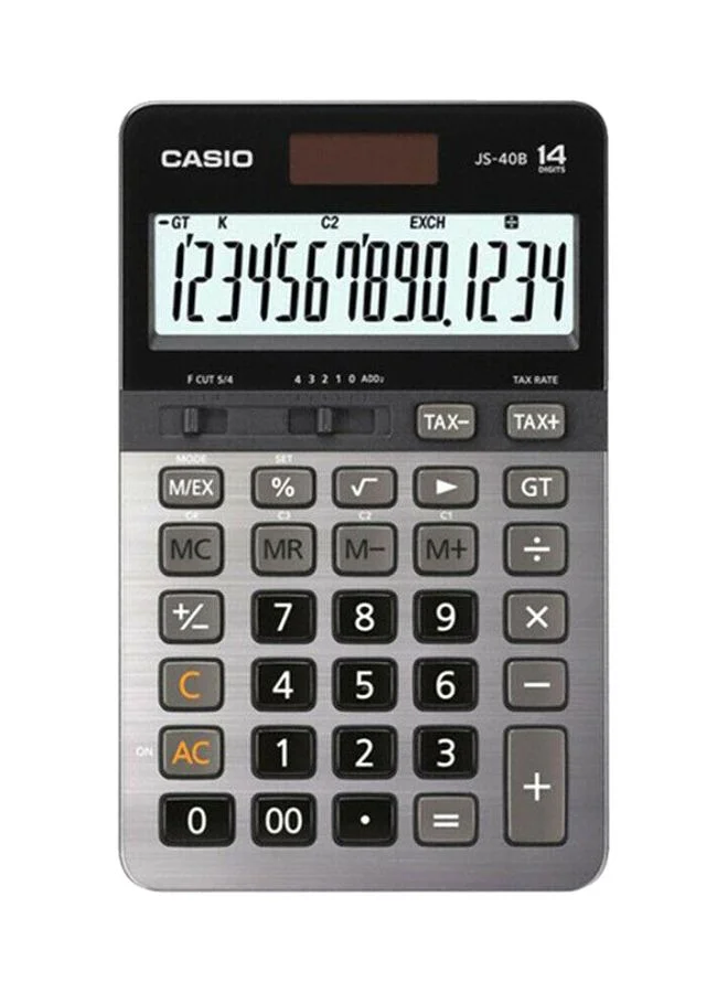 Professional Financial Business Calculator 14-Digit Display (Grey, 1 Unit) 0k10z
