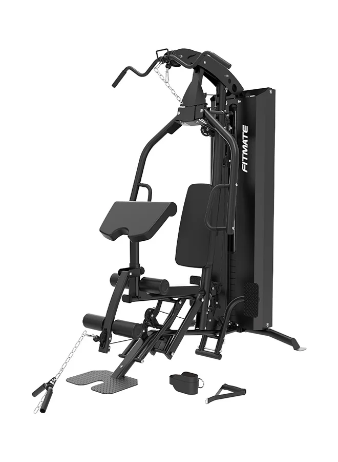 Fitmate Multi-Function Home Gym Station with Leg Press (Heavy-Duty Steel, Unisex) b7e7r