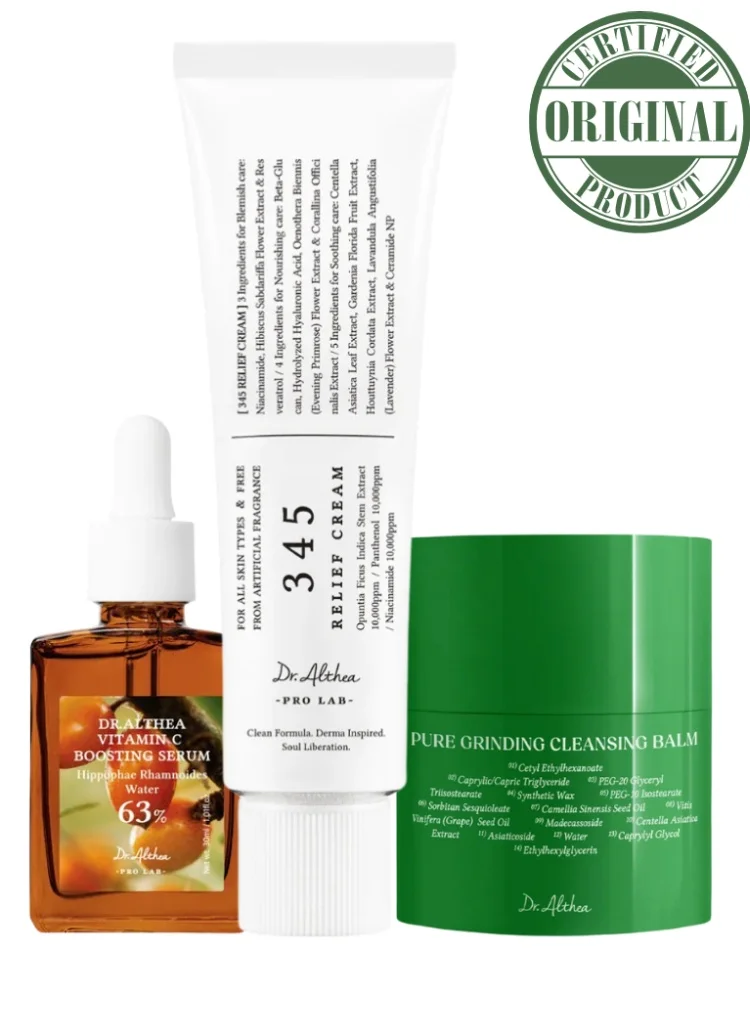 Dr. Althea Skincare Routine Set for Sensitive Skin (3-Piece Set, 150 mL) 376r6