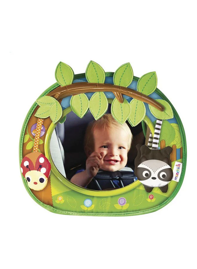 Munchkin Baby In-Sight Car Mirror Wide-Angle Adjustable View for Rear-Facing Infants vja64