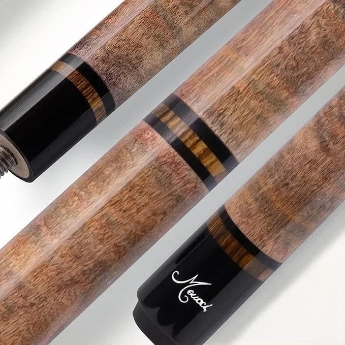 Premium Compact Billiard Cue Stick for Youth Players Natural Wood Rainbow Stain 48 Inch 17 oz (122 cm, 482 g) 6ioka