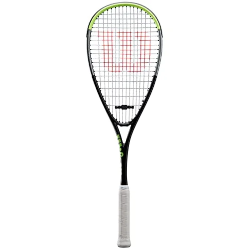 Premium Graphite Squash Racket Professional Lightweight Performance Racquet for Advanced Players (Standard Size) 05zwt