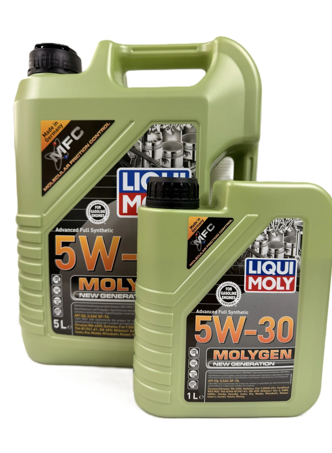 Premium 5W-30 Full Synthetic Engine Oil High-Performance Lubricant (6L) ueimy