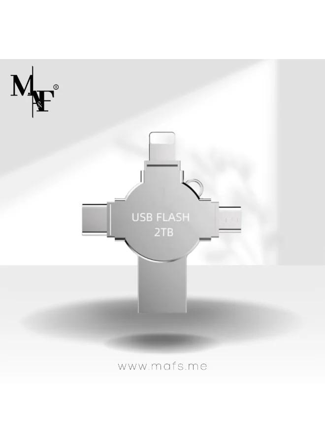 M.A&F's 4-in-1 OTG USB Flash Drive High-Speed External Storage Memory Stick for Android and PC (2TB) t4ss0