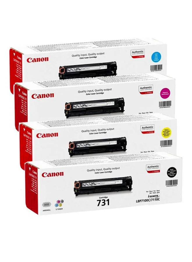 Premium Laser Printer Toner Cartridge Set (4-Pack, Black, Cyan, Magenta, Yellow) umh57