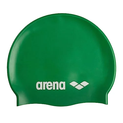 Premium Silicone Swim Cap for Intensive Training and Racing (Green, One Size) kn3ad