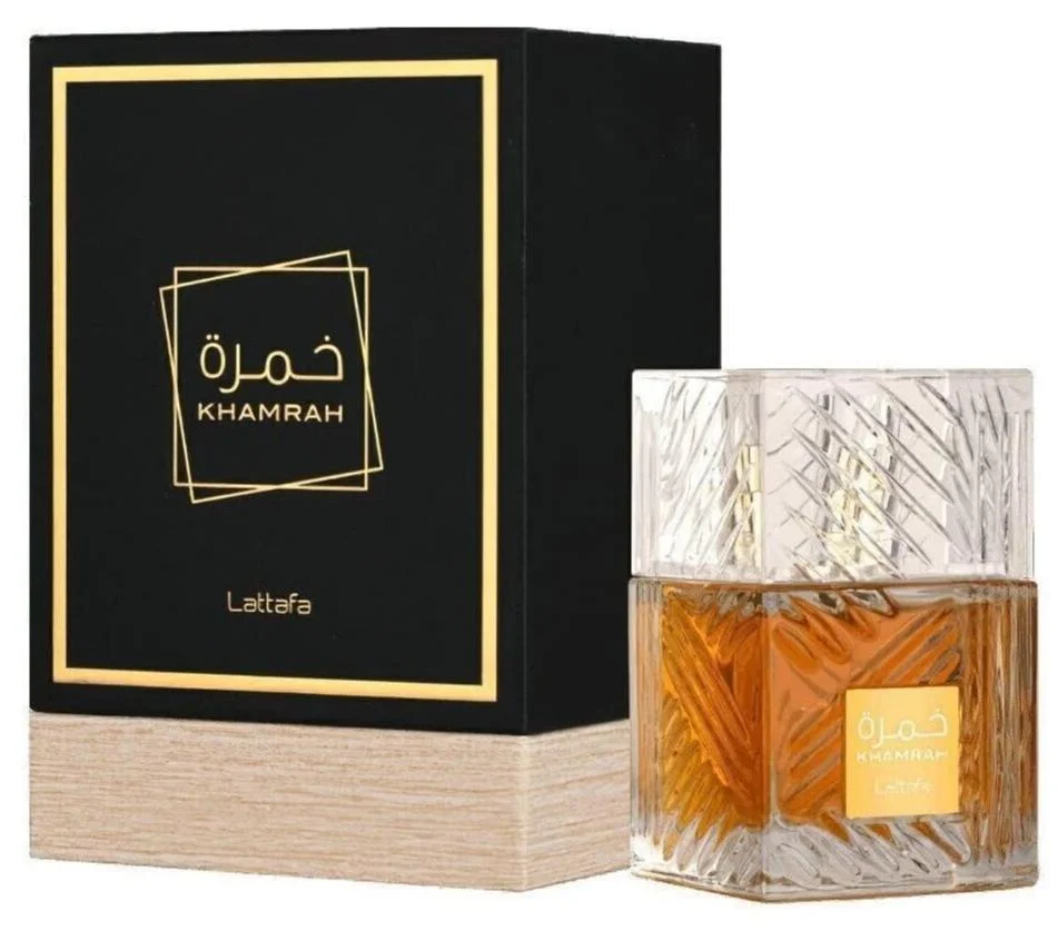 Lattafa Khamrah Eau De Parfum Premium Fragrance for Men and Women (100 mL) zof9j