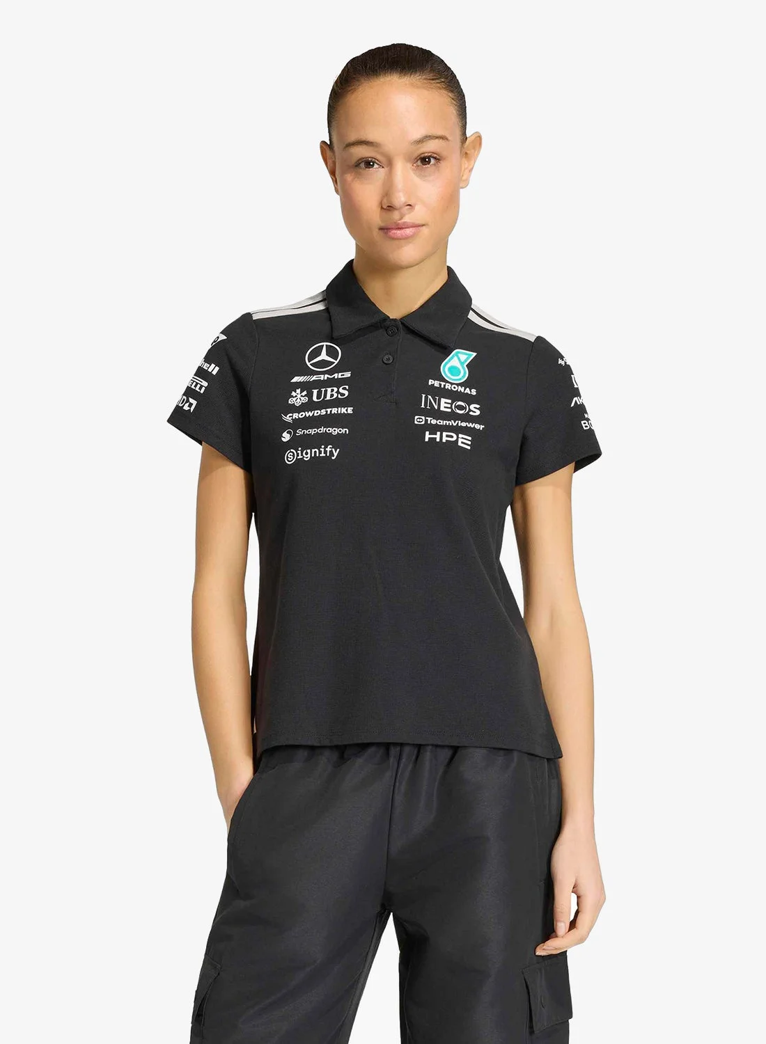 Sport Formula 1 Team Engineers Polo Shirt Premium Breathable Athletic Wear (Black, Large) 7cs9j