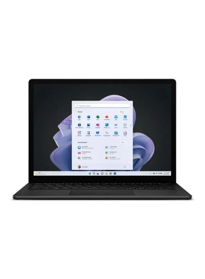 Premium 13.5-Inch Touchscreen Laptop, 12th Gen Core i7, 16GB RAM, 512GB SSD, English/Arabic Keyboard (Matte Black) 44v1f