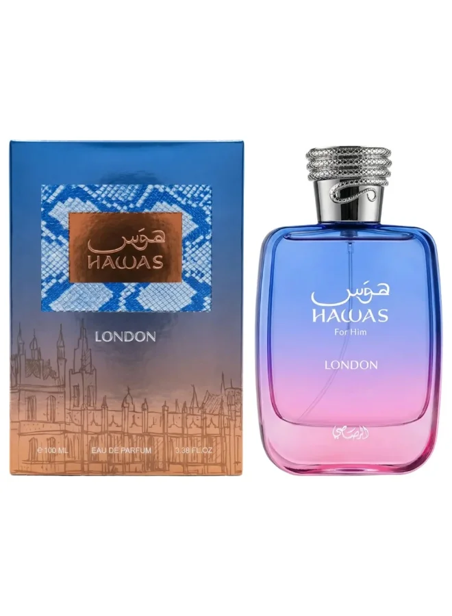 Rasasi Hawas for Him Eau de Parfum Premium Long-Lasting Fragrance (100 mL) 265as