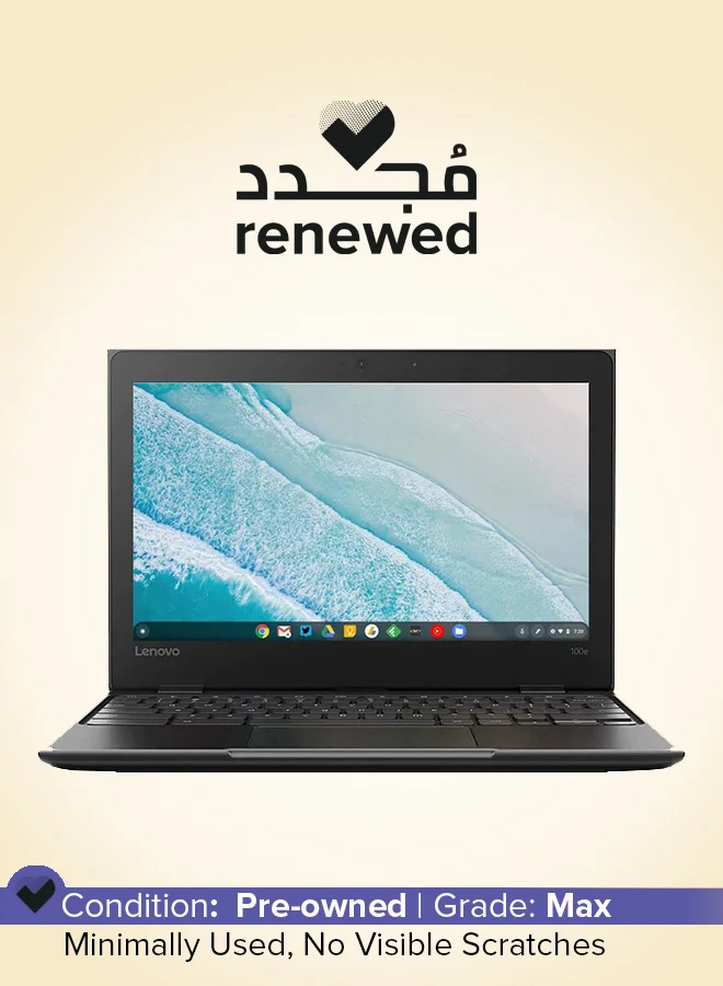 Premium 11.6-Inch Educational Laptop 4GB RAM 32GB eMMC Chrome OS Lightweight Portable Computer (Black, 11.6-Inch) snz0j