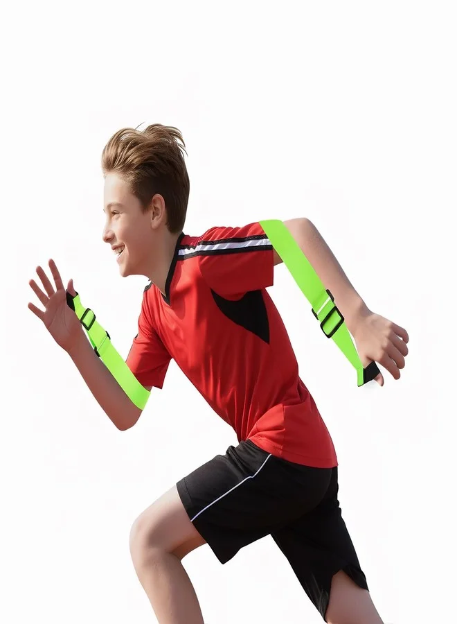 NZELSW Arm Swing Trainer for Youth Adjustable Running Form Aid (Green, One Size) sw7cz