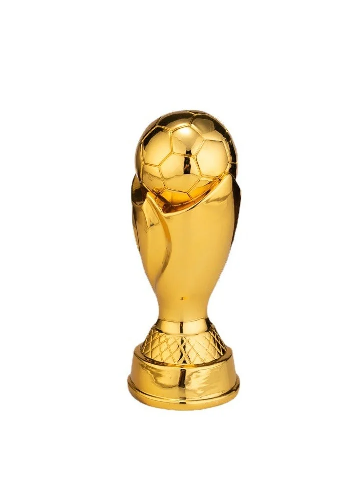 Premium Resin Football Trophy Award Figurine for Sports Events (6.5 x 6.5 x 16 cm) mgtxa