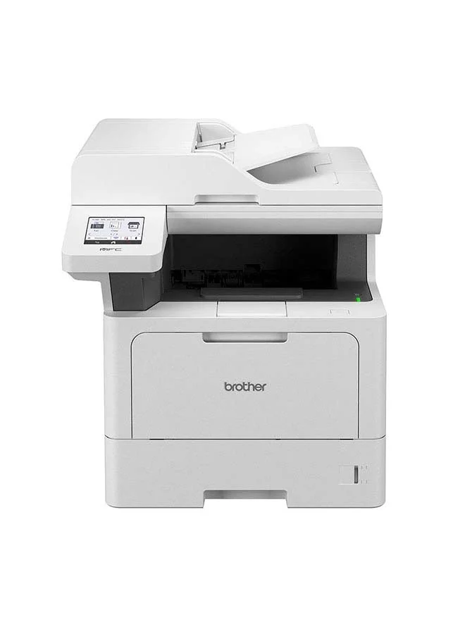 Professional All-in-One Monochrome Laser Printer Wireless High-Speed Office Document Solution (White) byllb