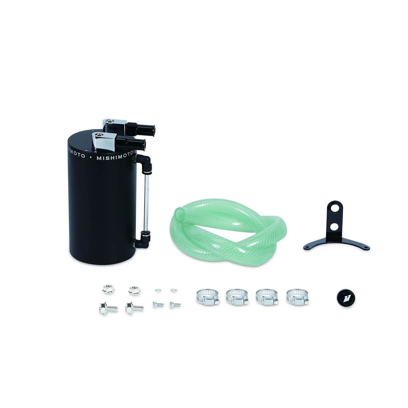 Premium Aluminum Oil Catch Can (Large, Wrinkle Black) High-Performance Automotive Engine Accessory 796kj