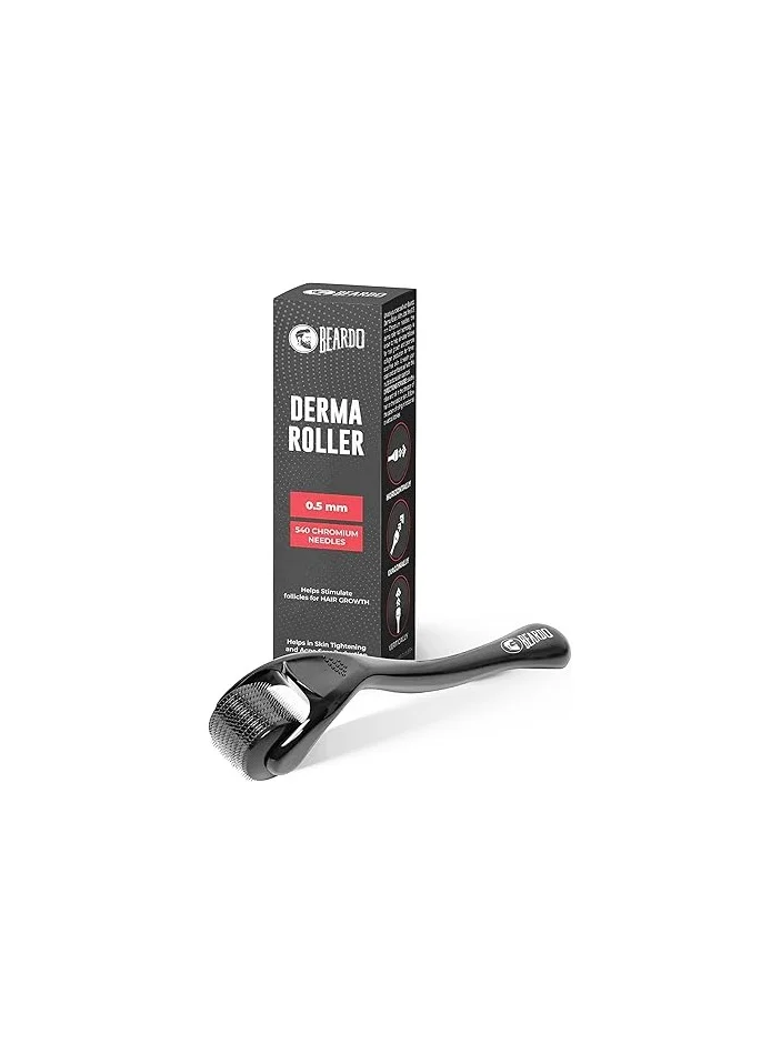 BEARDO Premium Microneedle Derma Roller for Face and Scalp Care (0.5 mm) 44jt1