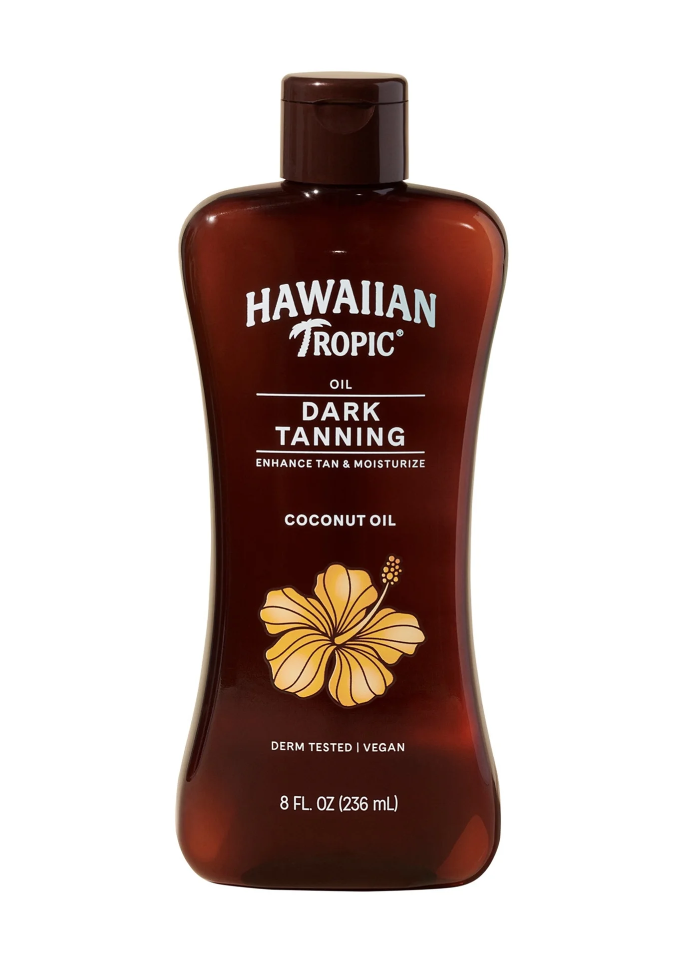 Hawaiian Tropic Dark Tanning Coconut Oil Premium Moisturizing Formula (236 mL) 1iu7e