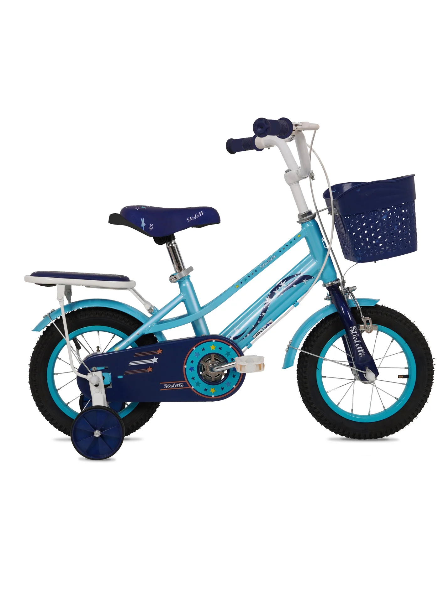 Vaux Road Bike for Kids with Adjustable Seat and Rigid Suspension (Green, 35 cm Wheel) riuc9
