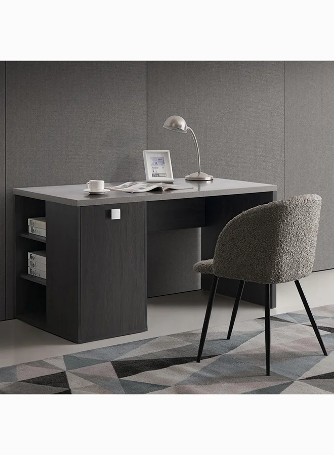 Home Box Cambridge Study Desk Premium Wooden Workstation for Home Office (140 x 76 x 70 cm) qjtpr