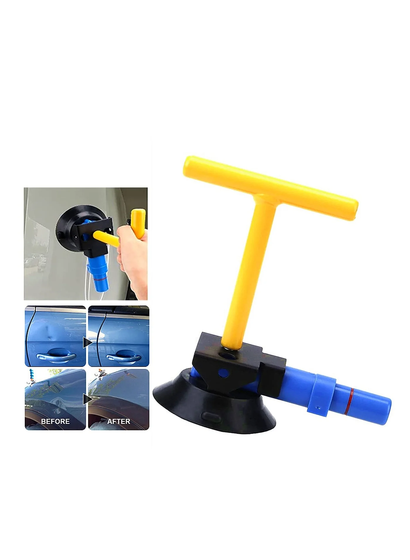 SYOSI Heavy Duty Car Dent Puller Tool, Paintless Body Repair Suction Cup Handle Lifter (11.5 cm) yfj4r
