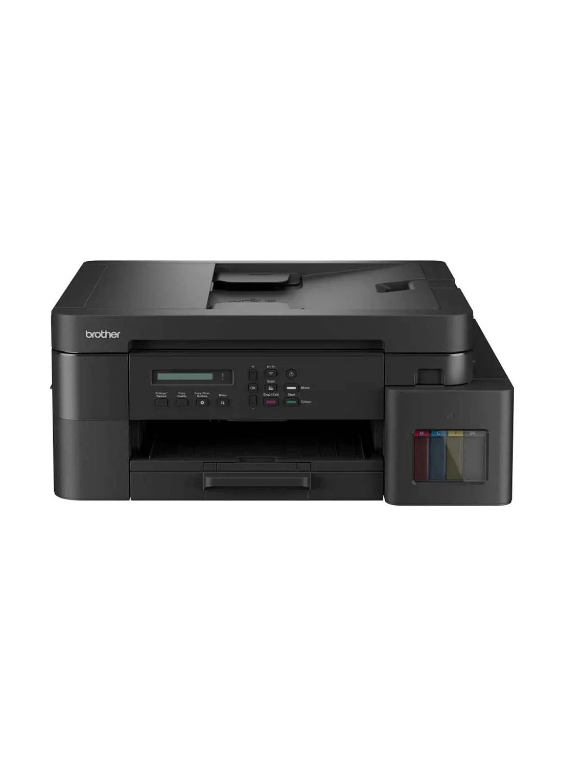 Premium Wireless All-in-One Ink Tank Printer with Automatic Duplex Printing and ADF (Black) 5ywyb