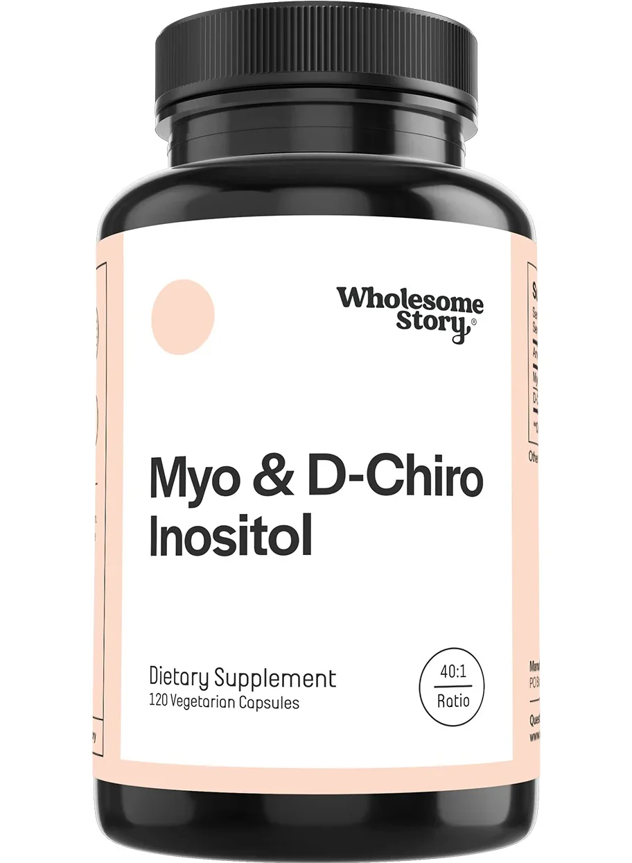 Wholesome Story Myo & D-Chiro Inositol Supplement (120 Vegetarian Capsules) 06asw