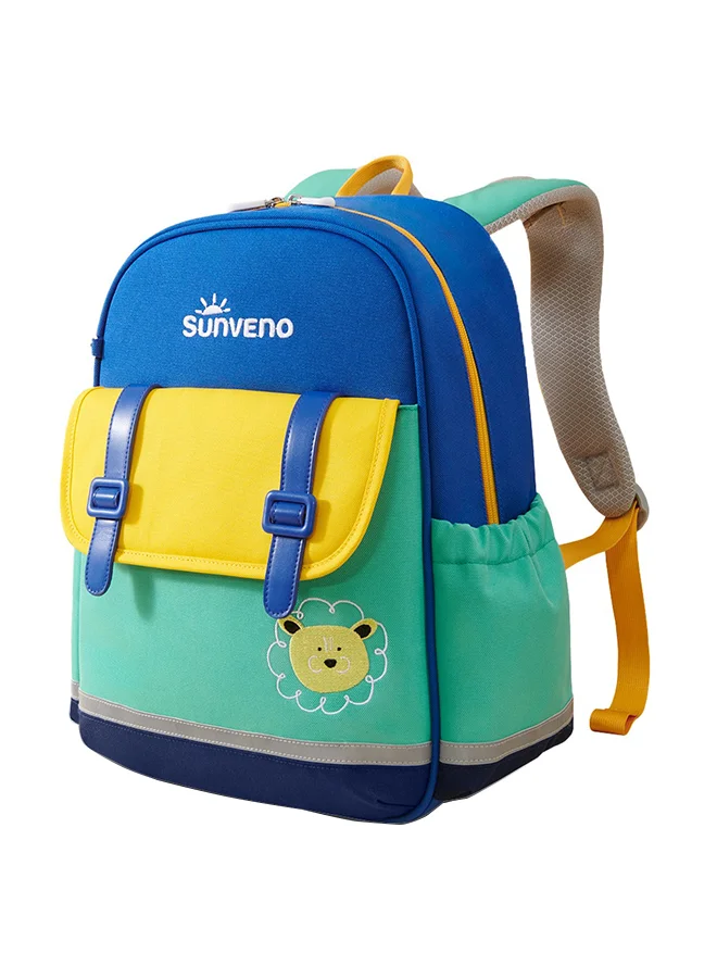 Sunveno School Backpack Durable Lightweight Bookbag for Kids and Students (Green, 40 cm) u6cne