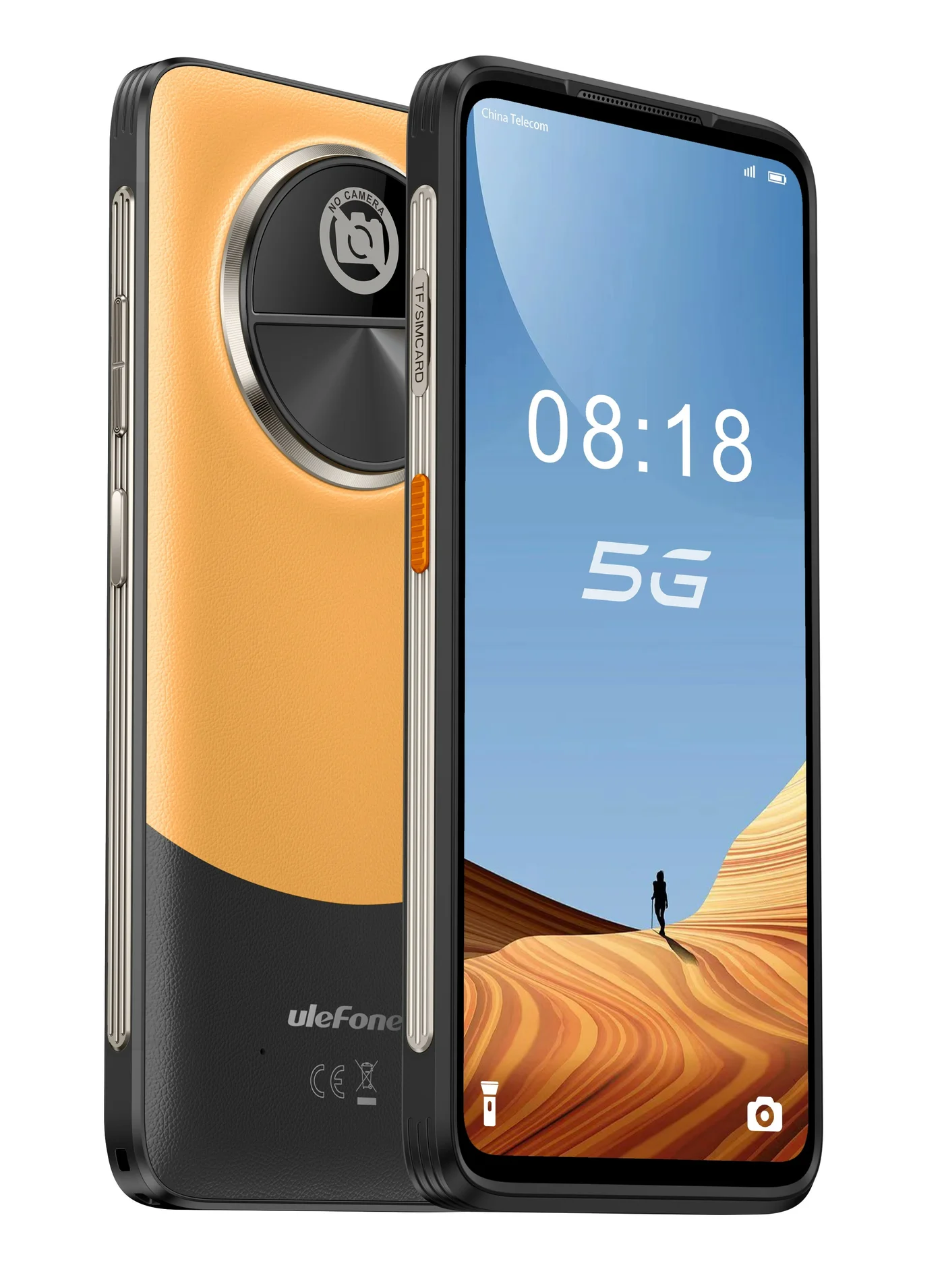 Ulefone 5G Smartphone Octa-core Android 13 12GB RAM 512GB ROM 6.78-inch Display (Umbra Orange) tlzc3