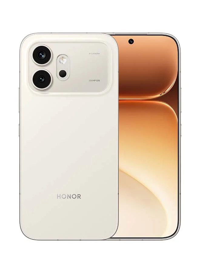 Premium 5G Smartphone Dual SIM 8GB RAM 256GB Storage (Golden White, 6.57-inch Screen) sklec