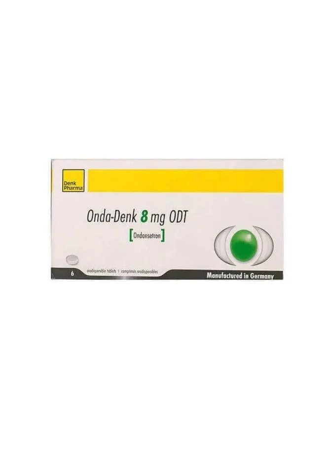 Denk Ondansetron 8 mg ODT Tablets (6 Tablets, Pack of 1) lggvl