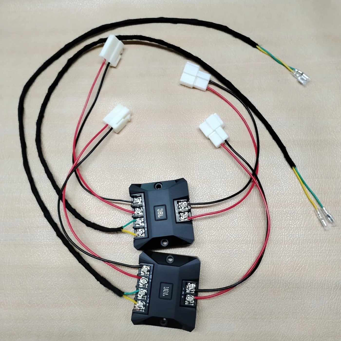 Premium Audio 2-Way Crossover Tweeter Upgrade Kit with Adjustable Highs for Enhanced Sound Clarity dmxam