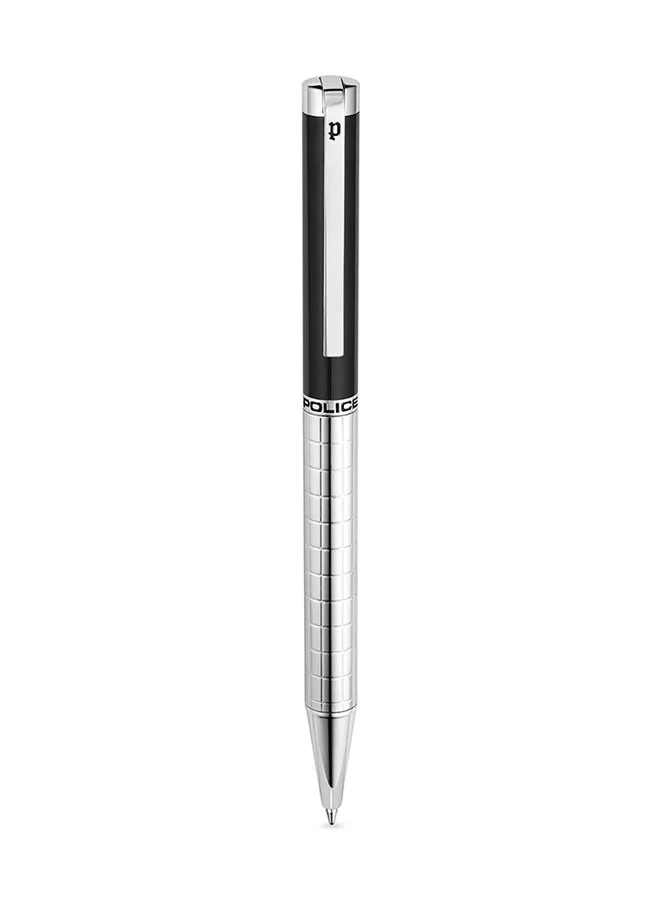 Police Precision Writing Pen Textured Barrel with Smooth Finish (Blue, 14 cm) wxqpy