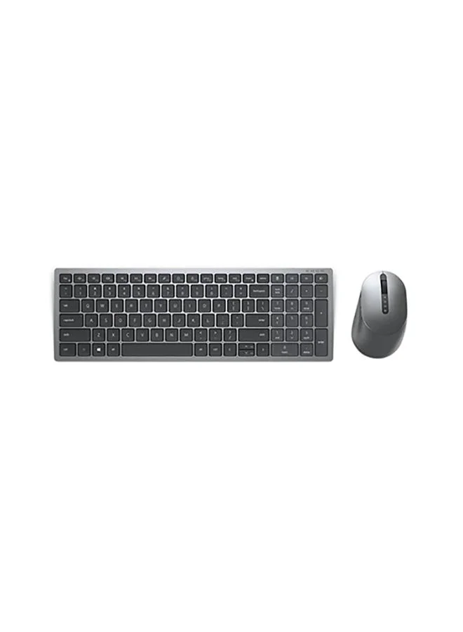 Premium Multi-Device Wireless Keyboard and Mouse Combo Bluetooth Connectivity (Titan Gray, 1 Set) br8jv