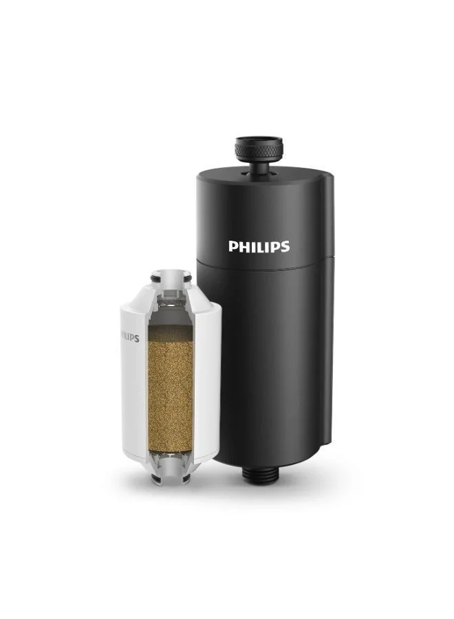 Professional Water Shower Filter (Premium Filtration System) (Black) (1 Unit) w322j