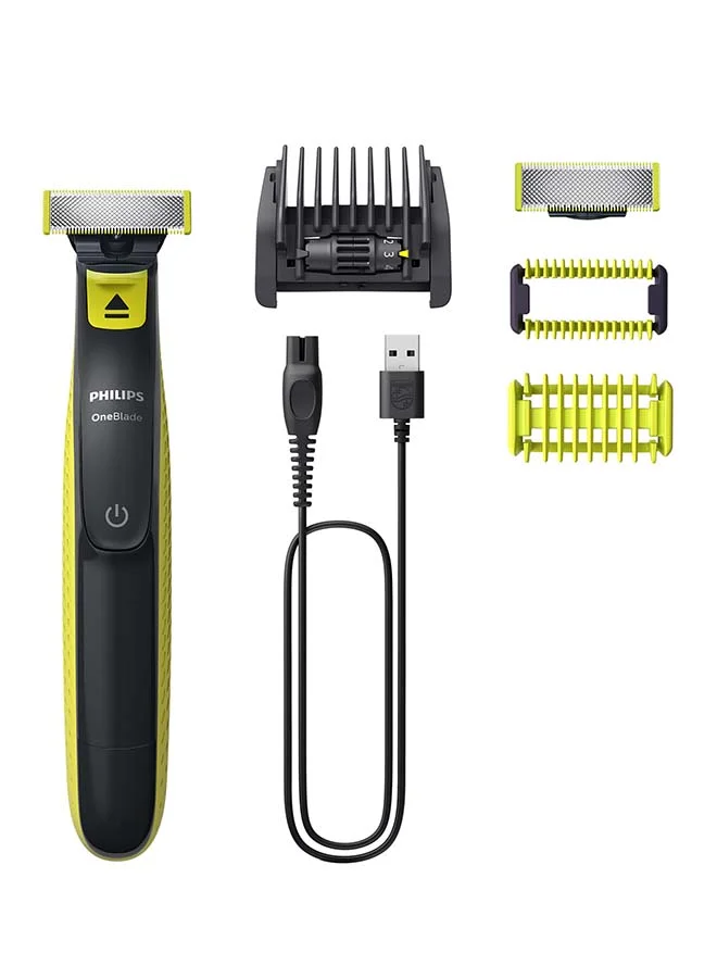 Professional Hybrid Electric Shaver and Trimmer for Face and Body (Black, 1 Piece) hi33c