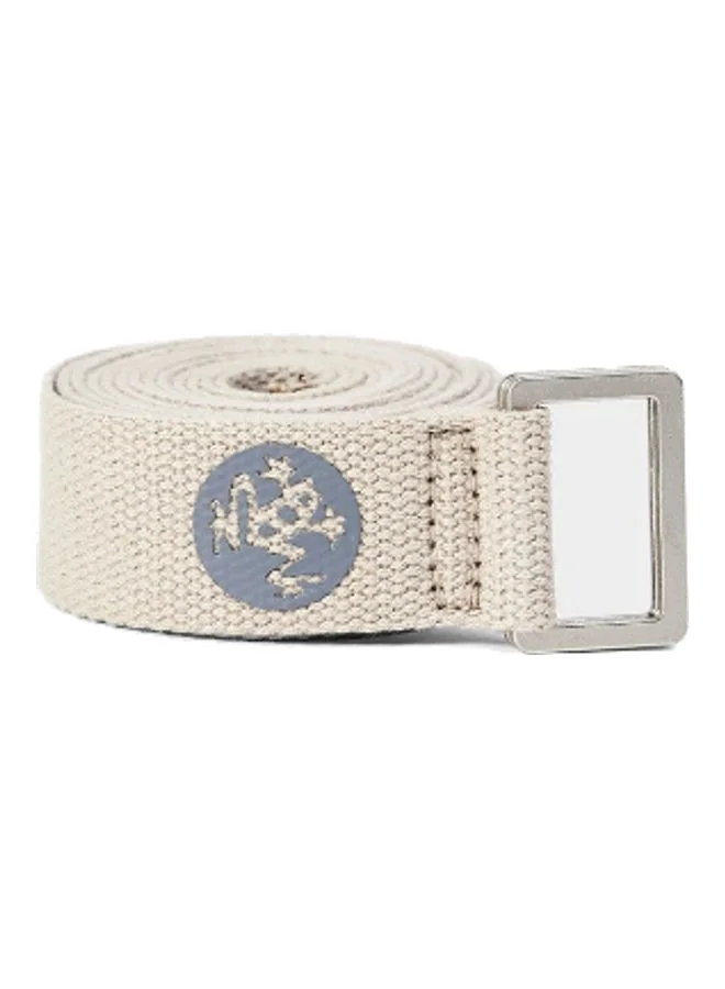 Premium Yoga Stretching Strap Durable Cotton Exercise Band for Flexibility and Pilates (Beige, 183 cm) 1whq9
