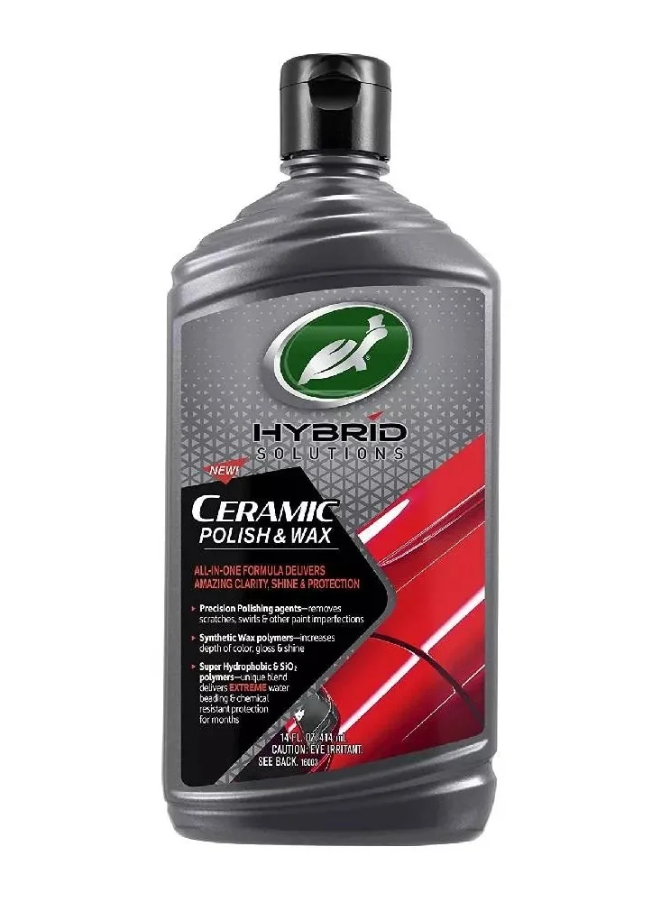 Turtle Wax Hybrid Solutions Ceramic Polish & Wax Premium Car Paint Restorer (414 mL) svl22