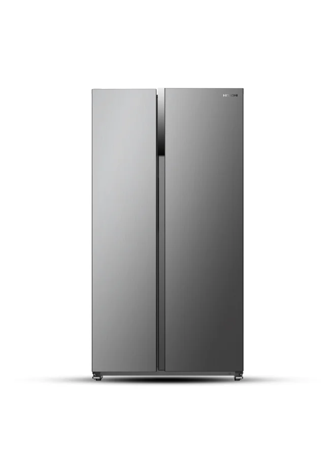 Premium Side by Side 2 Door Refrigerator with Inverter Compressor and Dual Fan Cooling (Dark Inox, 525 L) ecwfj