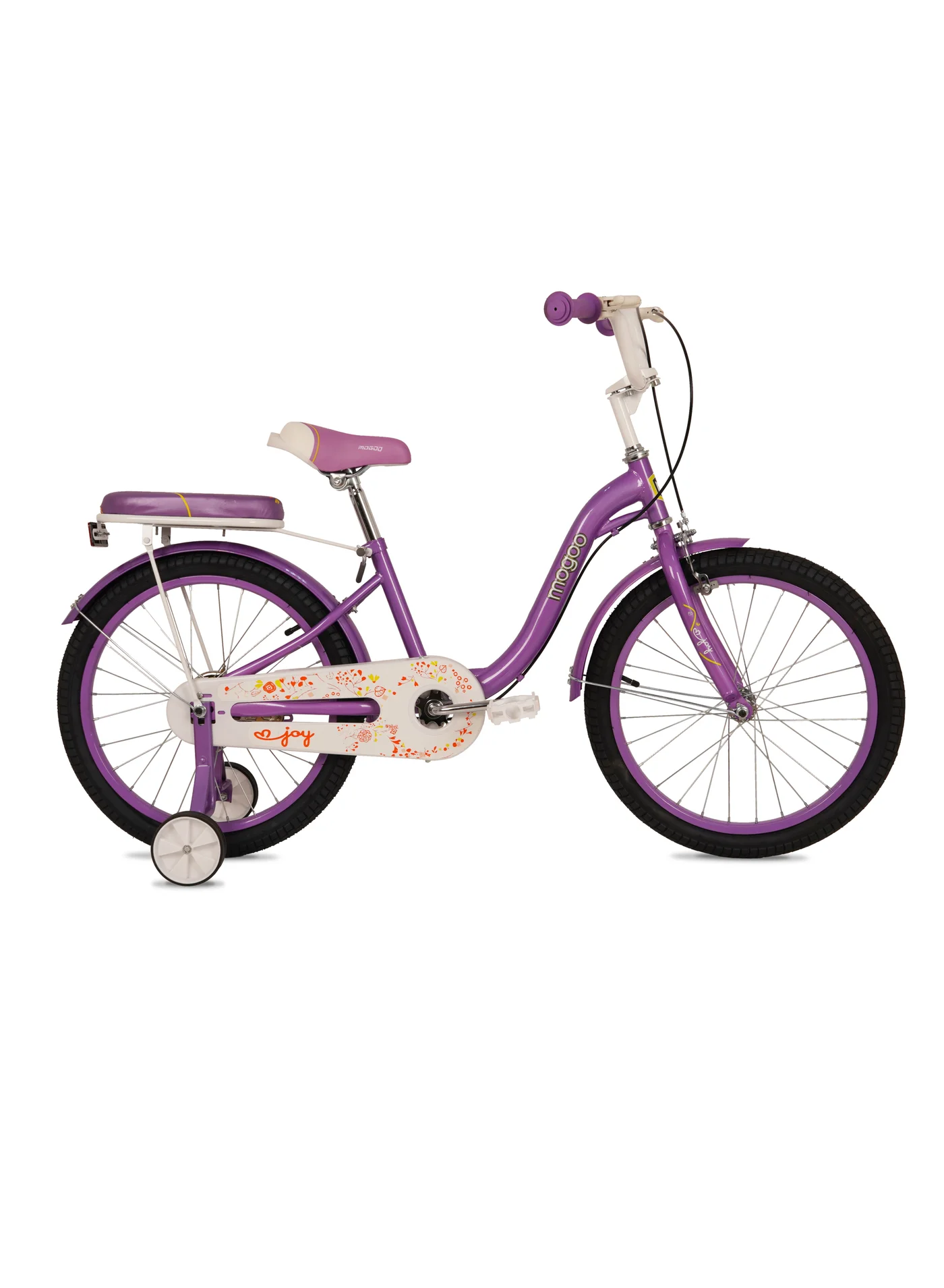 MOGOO Girls Bicycle 16 Inch Steel Frame Rigid Suspension (Purple) ojlul