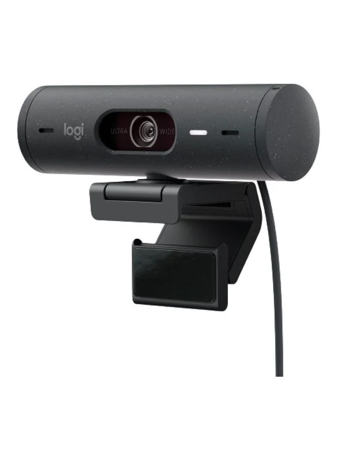 Premium Full HD Webcam with Auto Light Correction and Privacy Cover (Black, USB-C) 3m65z