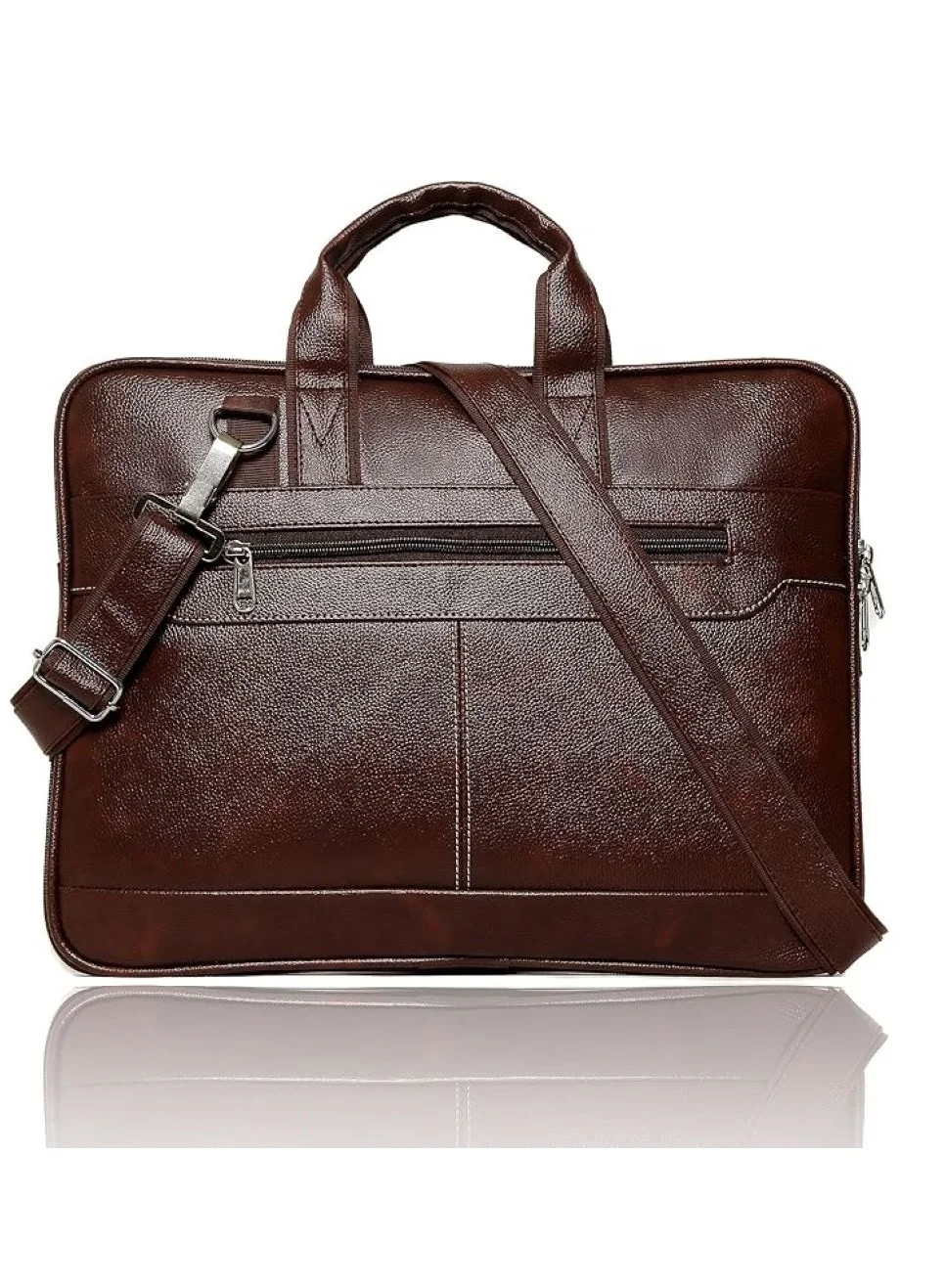 Bagneeds Synthetic Leather Laptop Messenger Bag Professional Business Briefcase for Men (Black, 40 cm x 30 cm) qaxhg
