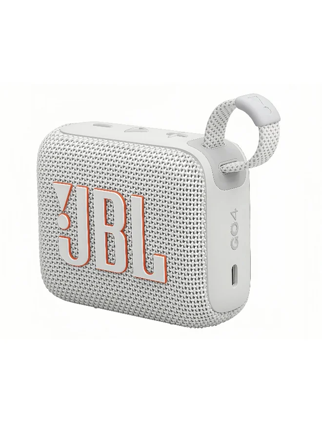 Premium Audio Portable Waterproof Speaker High-Fidelity Wireless Sound (White, Compact) r38gx