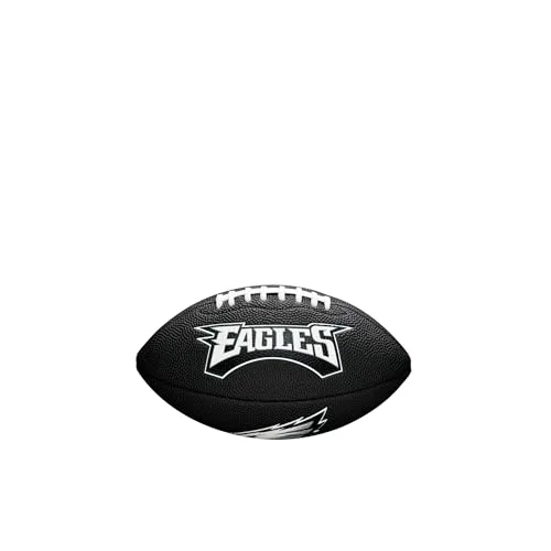 Premium NFL Team Logo Football Philadelphia Eagles Edition (Black, Mini Size) qxpmg